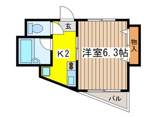 ティ・ア－ラ１０３５の物件間取画像